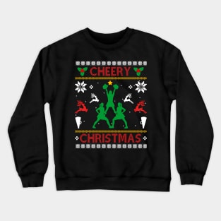 Cheerleading Merry Christmas Crewneck Sweatshirt